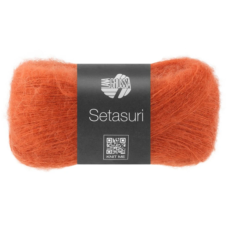 Lana Grossa Setasuri 86 Rödorange
