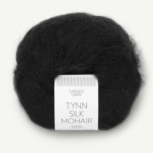 Sandnes Tynn Silk Mohair 1099 Svart