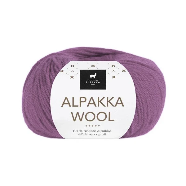 Du Store Alpakka Wool 514 Mörk lila