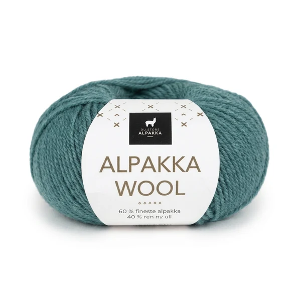 Du Store Alpakka Wool 516 Mörk sjögrön