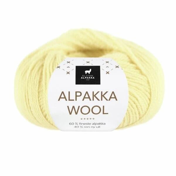 Du Store Alpakka Wool 560 Ljus gul