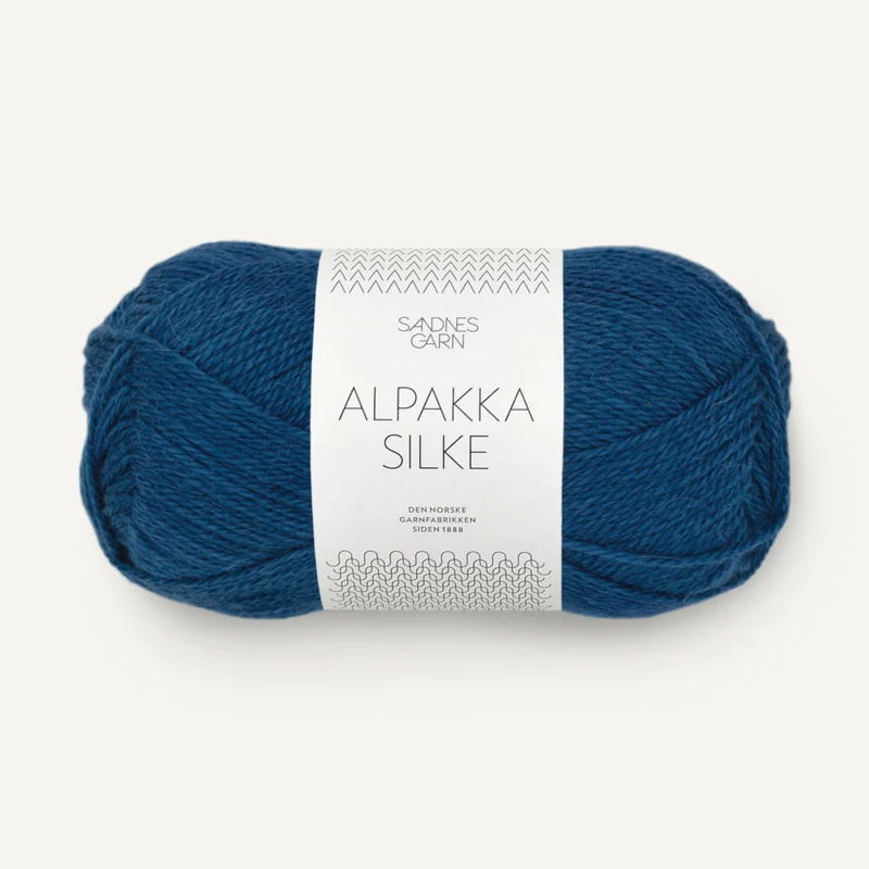 Sandnes Alpakka Silke 6063 Bläckblå
