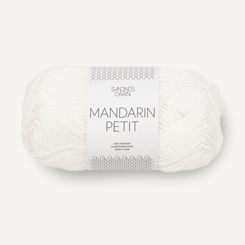 Sandnes Mandarin Petit 1002 Vit