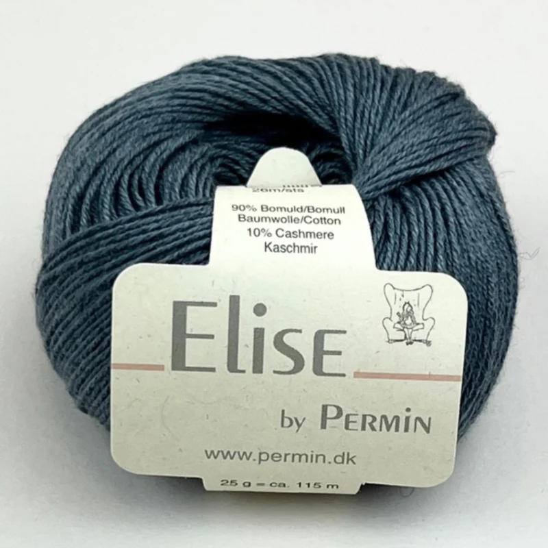 Permin Elise 33 Dammig indigo