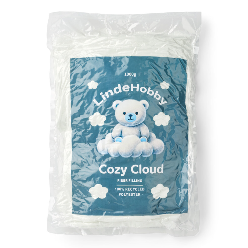 LindeHobby Cozy Cloud Återvunnen Fyllnadsvadd 1000 g