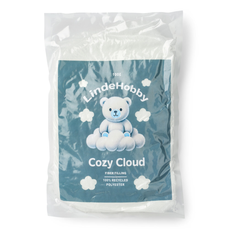 LindeHobby Cozy Cloud Återvunnen Fyllnadsvadd 100 g