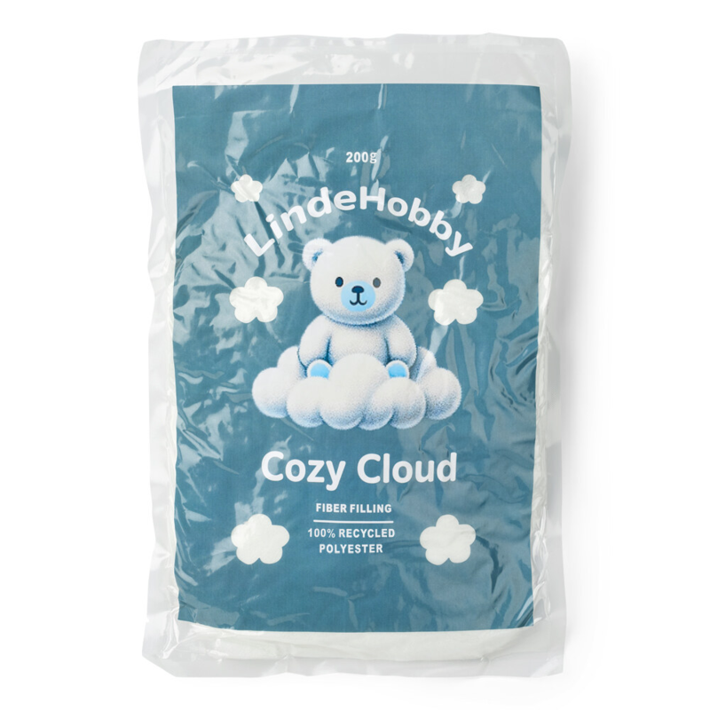 LindeHobby Cozy Cloud Återvunnen Fyllnadsvadd 200 g