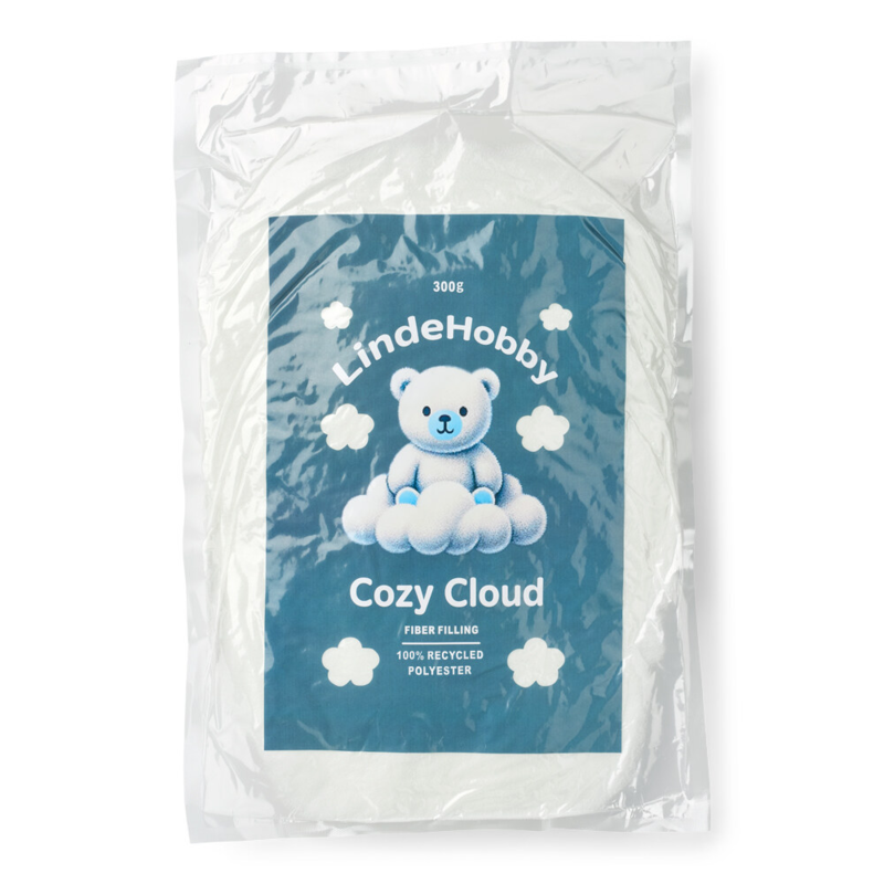 LindeHobby Cozy Cloud Återvunnen Fyllnadsvadd 300 g