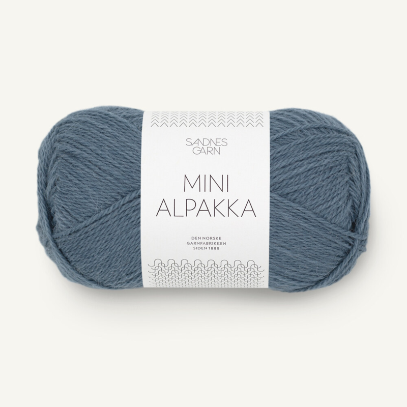 Sandnes Mini Alpakka 6052 Jeansblå