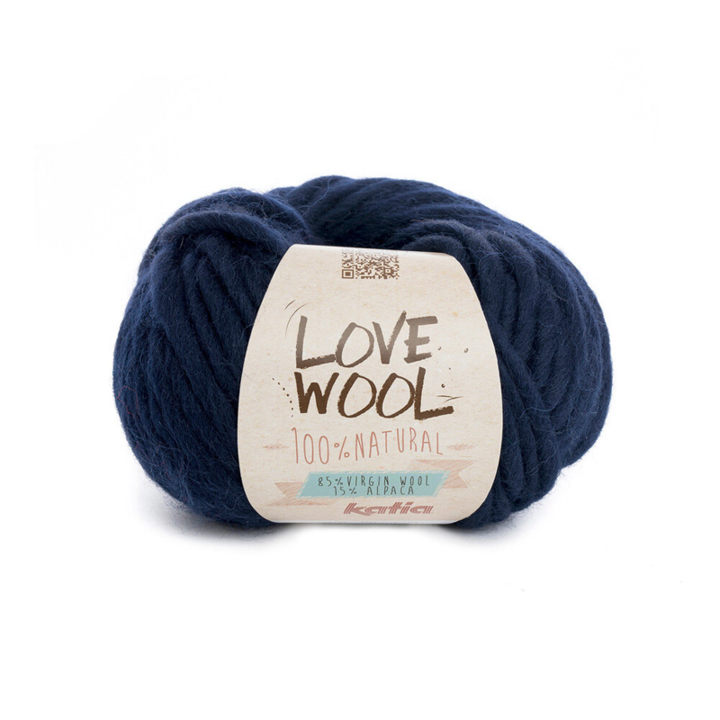 Katia Love Wool 121 Mörkblå