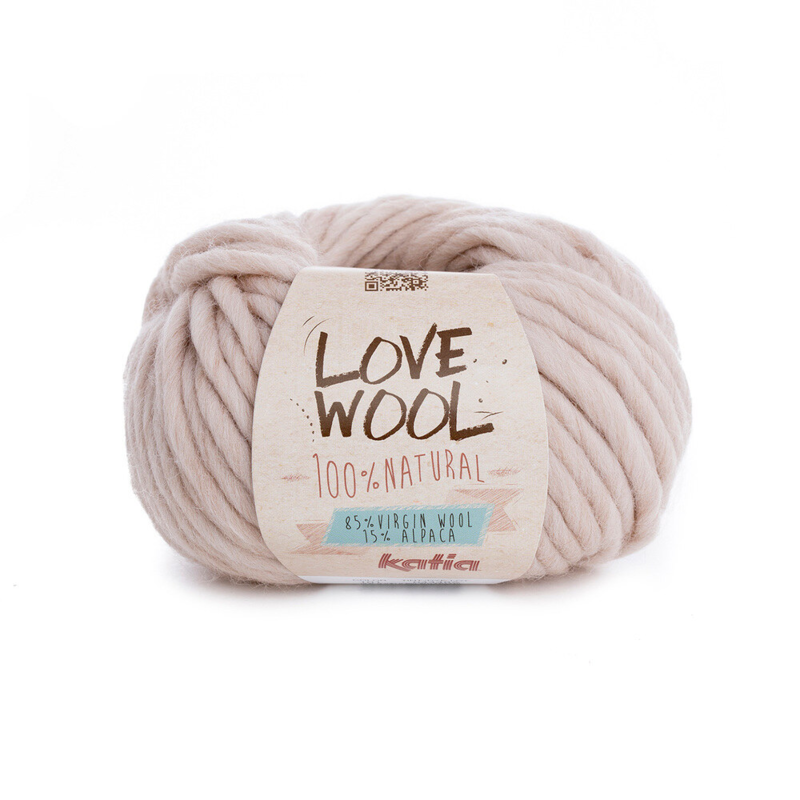 Katia Love Wool 101 Ljus beige