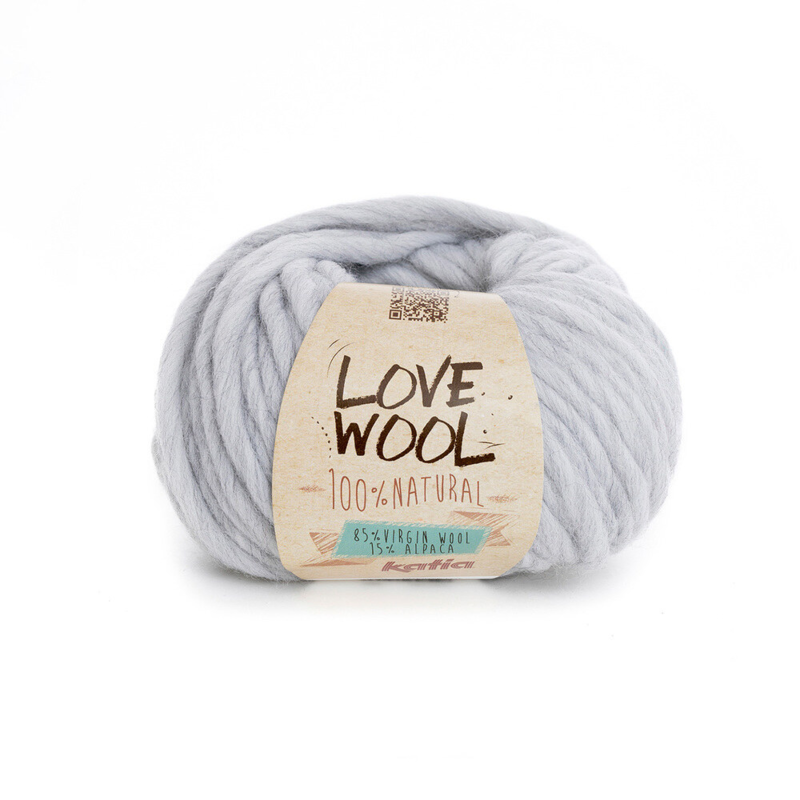 Katia Love Wool 105 Ljus pärlgrå