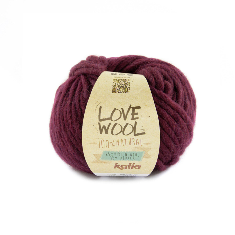 Katia Love Wool 129 Aubergine