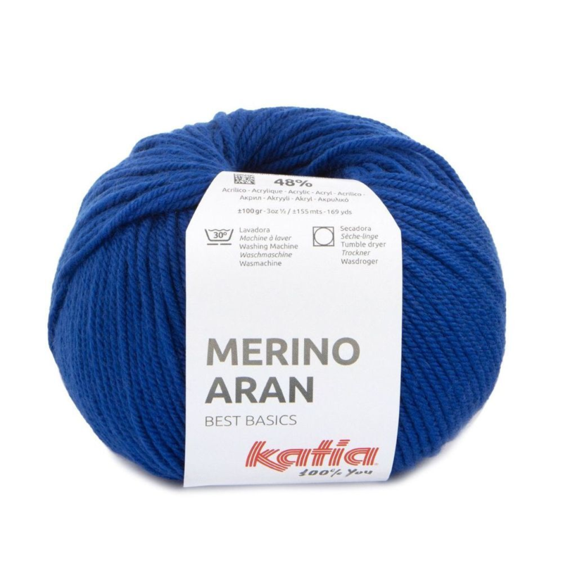 Katia Merino Aran 099 Ultramarinblå