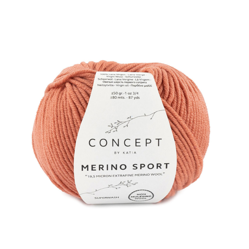 Katia Concept Merino Sport 062 Laxrosa