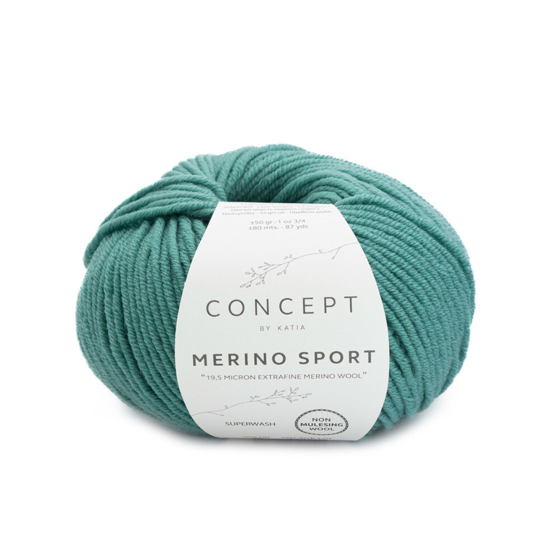 Katia Concept Merino Sport 069 Malakit