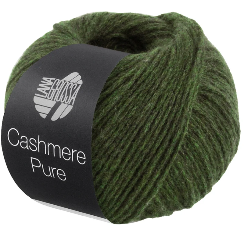 Lana Grossa Cashmere Pure 28 Mossgrön