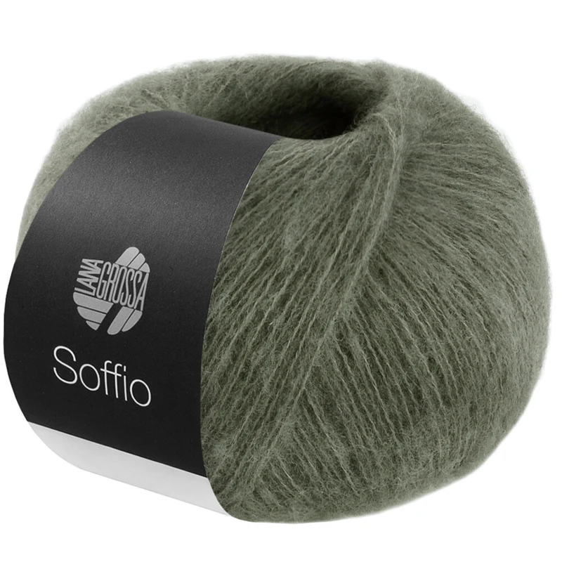Lana Grossa Soffio 37 Skogsgrön