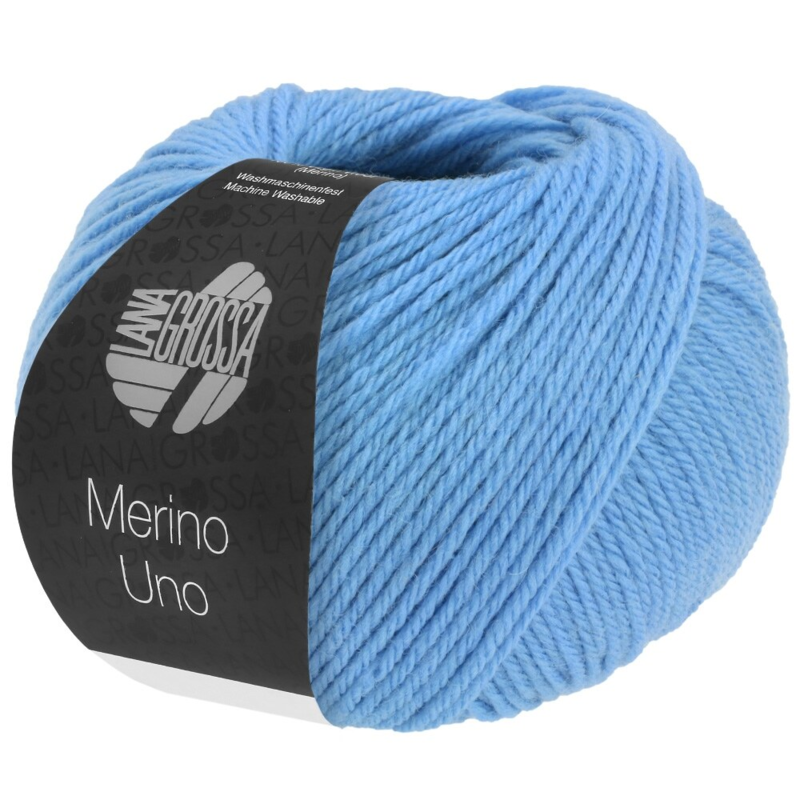 Lana Grossa Merino Uno 54 Kornblå