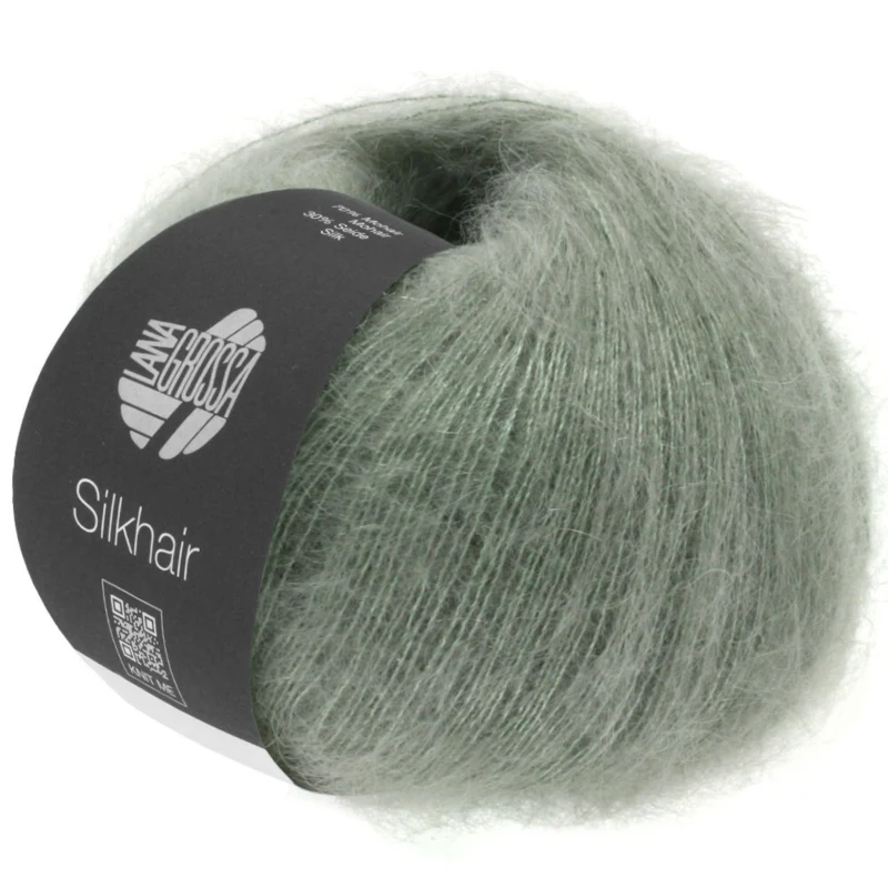 Lana Grossa Silkhair 105 Grågrön