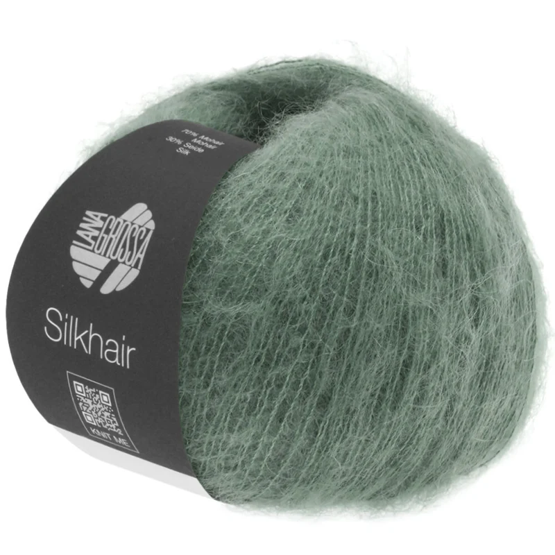 Lana Grossa Silkhair 127 Mossgrön