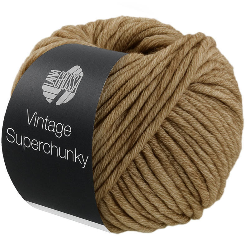 Lana Grossa Vintage Superchunky 508 Kakibeige