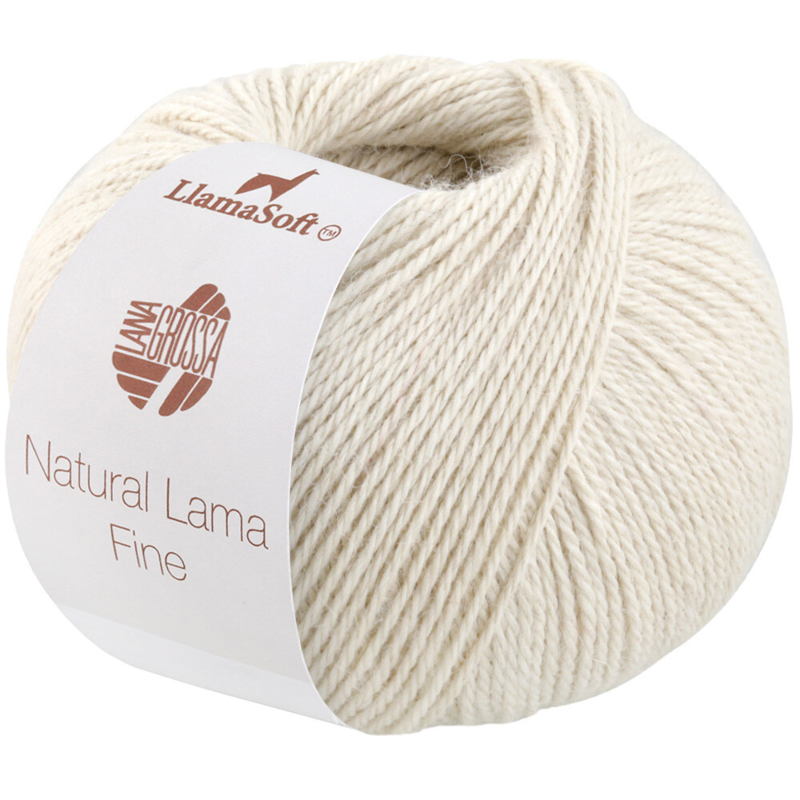 Lana Grossa Natural Lama Fine 109 Natur