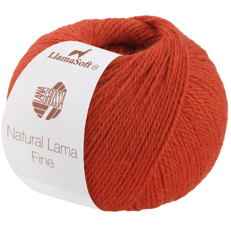 Lana Grossa Natural Lama Fine 104 Rostorange