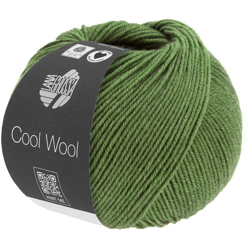 Lana Grossa Cool Wool Mélange 1434 Grön melerad