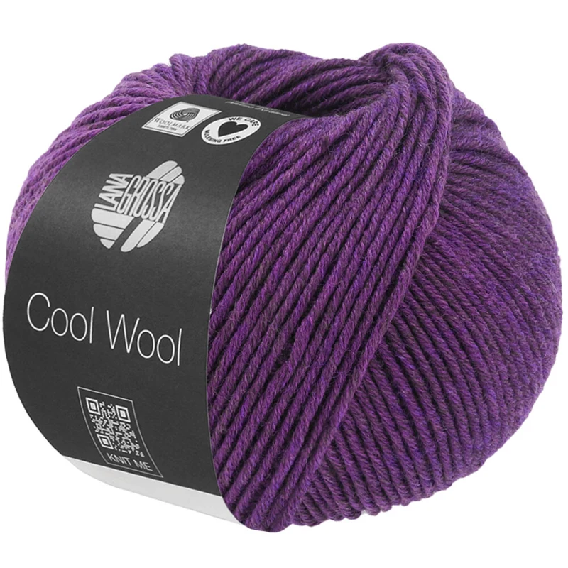 Lana Grossa Cool Wool Mélange 1499 Violett melerad