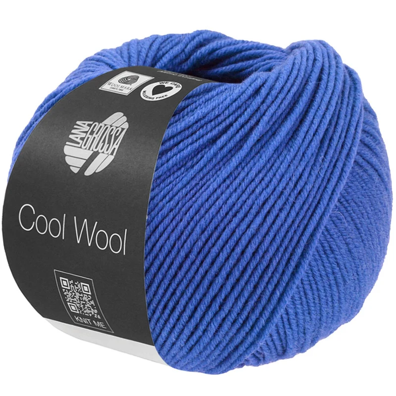 Lana Grossa Cool Wool Mélange 1503 Blå melerad