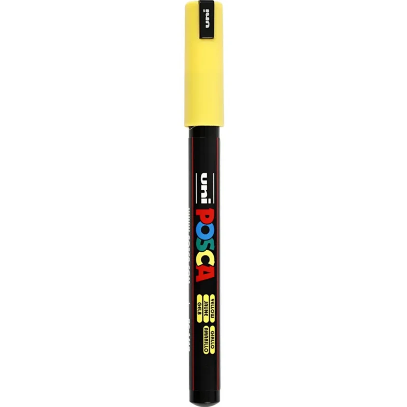 Posca Tusch, 0.7 mm, 1 st. Gul