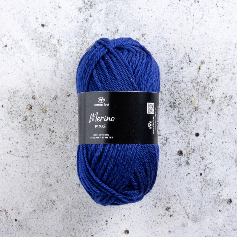 Svarta Fåret Merino Maxi 32 Midnatt märke