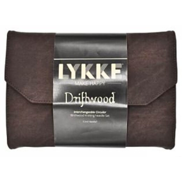 LYKKE Utbytbara Rundstickor Set Driftwood, Brun, 13 cm