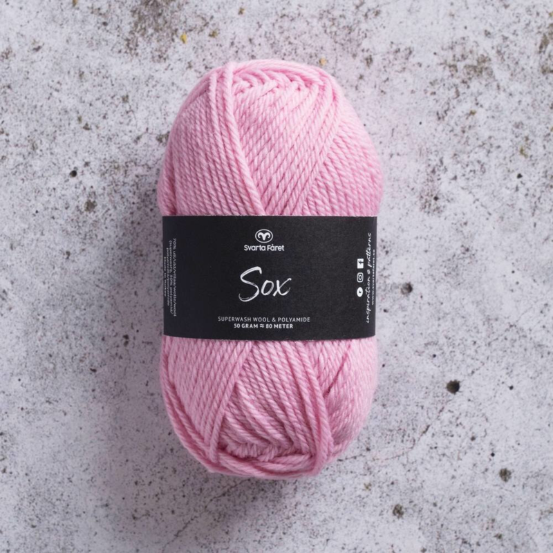 Svarta Fåret Sox 50 g 241 Rosa godis