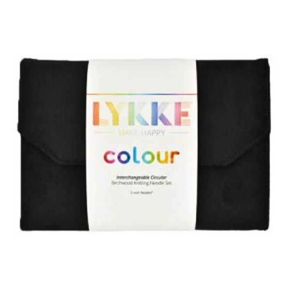 LYKKE Utbytbara Rundstickor Set Colour, Svart, 13 cm