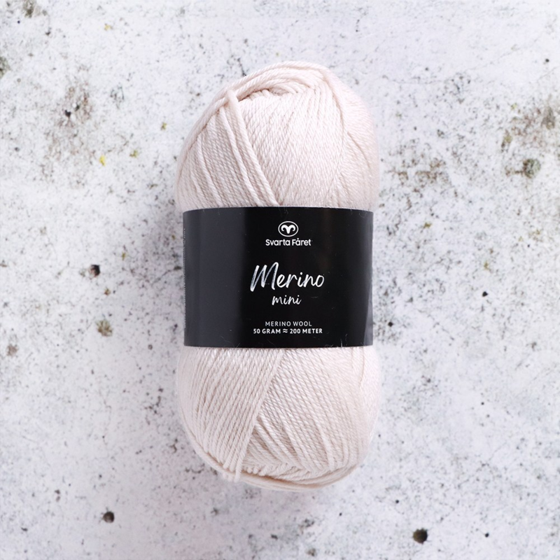 Svarta Fåret Merino Mini 00 Cannoli kräm