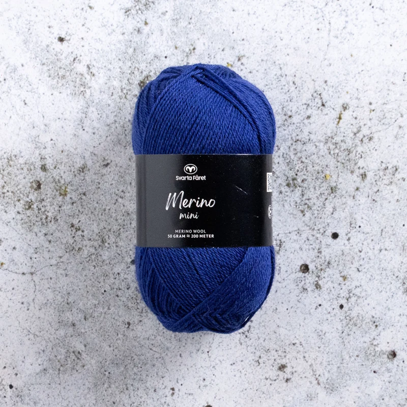 Svarta Fåret Merino Mini 32 Midnatt märke