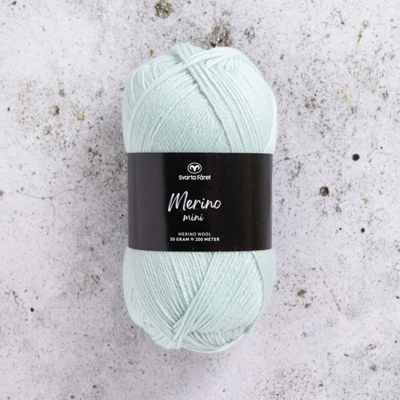 Svarta Fåret Merino Mini 08 Hint av mint