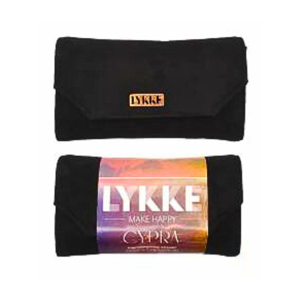 LYKKE Utbytbara Rundstickor Set Cypra, Svart, 9 cm