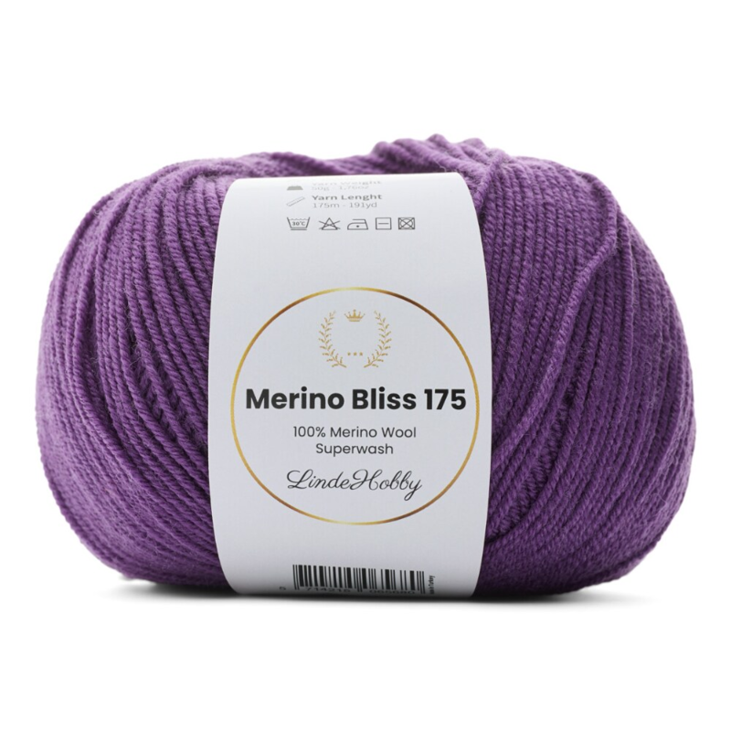 LindeHobby Merino Bliss 175 33 Violettpromen