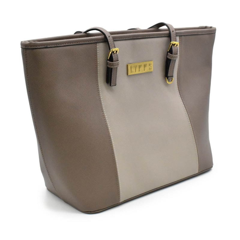 LYKKE Duo Tote Bag Taupe/champagne
