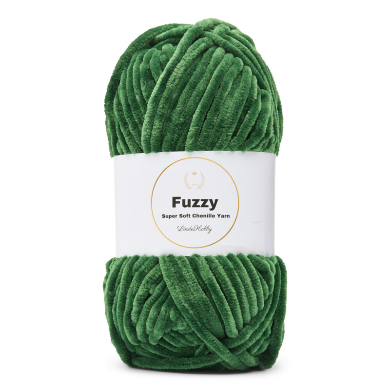 LindeHobby Fuzzy Chenille 38 Grön