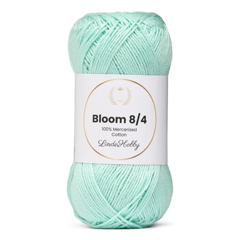 LindeHobby Bloom 8/4 Mercerized Cotton 37 Pastellmint