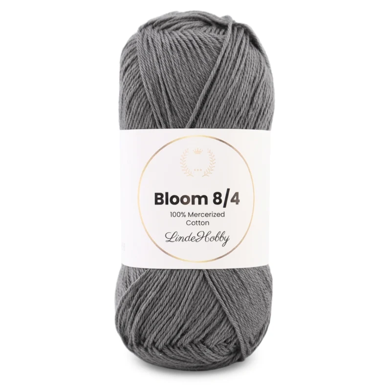LindeHobby Bloom 8/4 Mercerized Cotton 04 Rökig