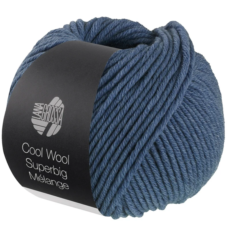 Lana Grossa Cool Wool Superbig 226 Jeans melerad