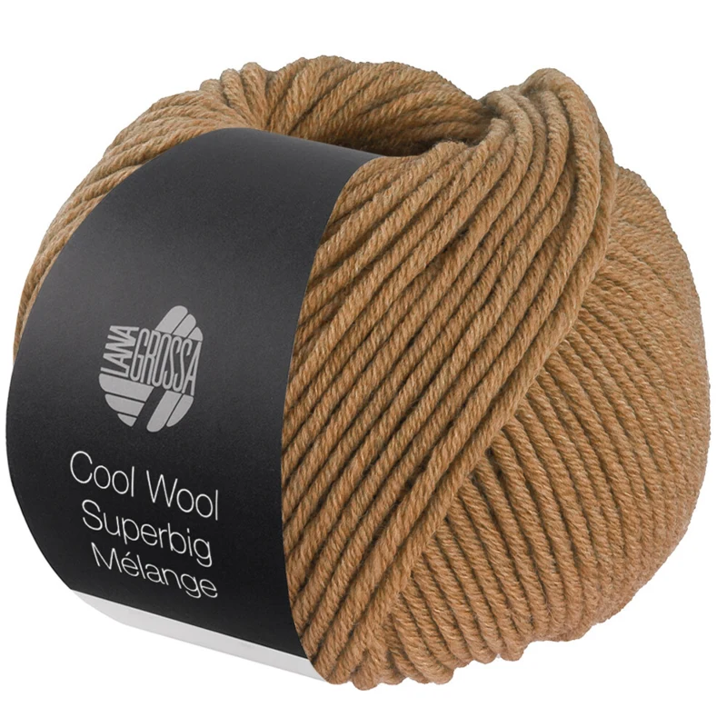 Lana Grossa Cool Wool Superbig 230 Karamell melerad