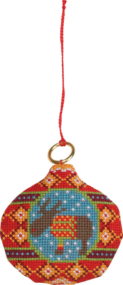 Broderikit Älg i kula 8 Ø