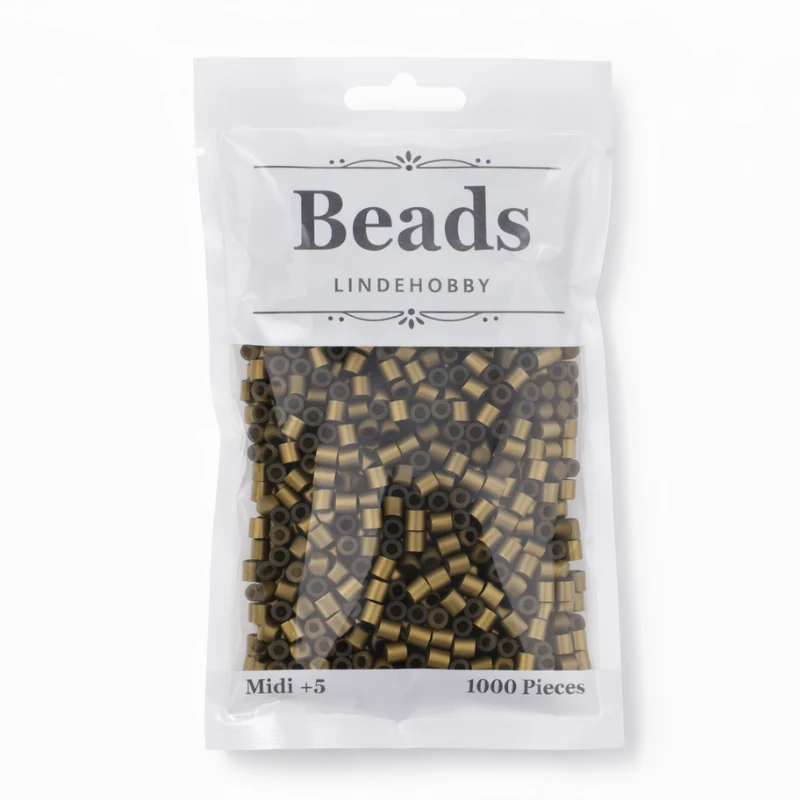 LindeHobby Beads 41 Metallisk guld