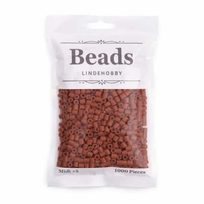 LindeHobby Beads 15 Rödträ